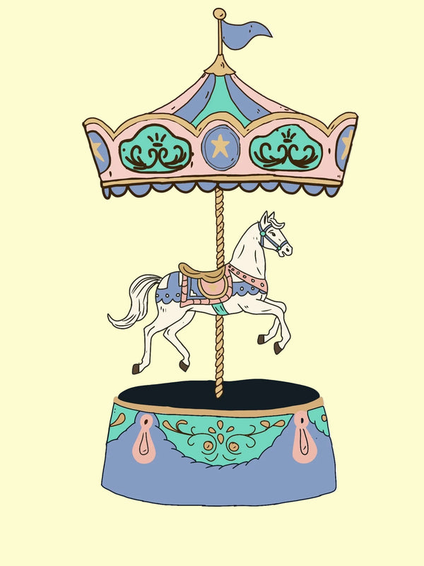 carousel of pastel dreams